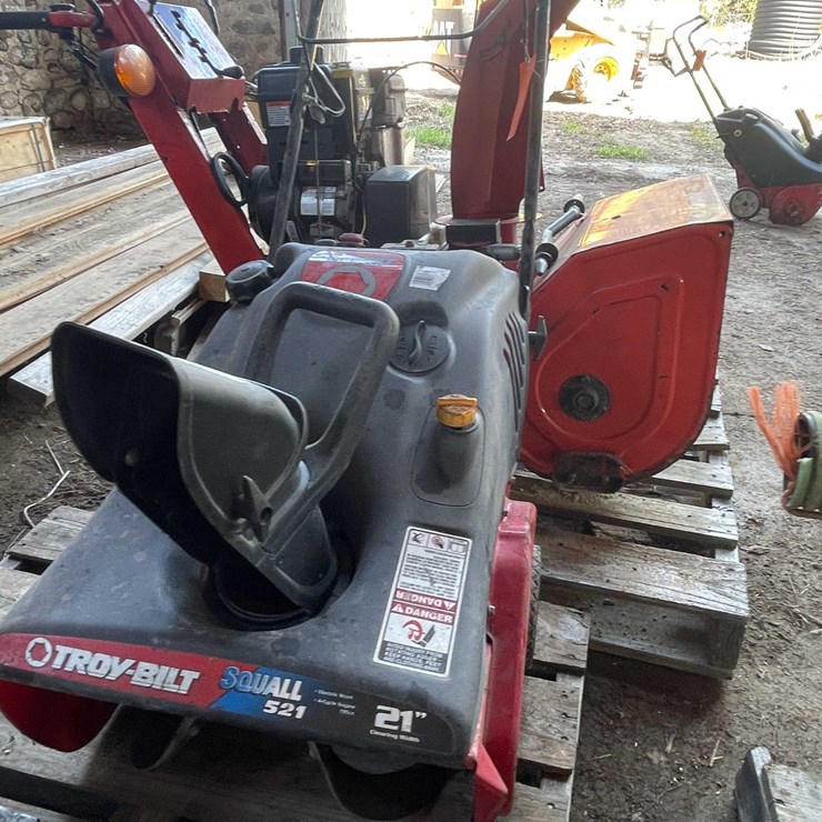 #7412 • Troy Built Snow Blower