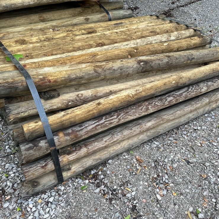 #1414 • Bundle of Green River pressure treated post
