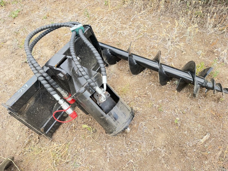 #616-•-8"-hydraulic-slip-auger-for-mini-skid-steer-image-1