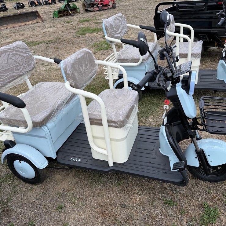 #588 • #587 • ELECTRIC TRICYCLE MINI GOLF CART