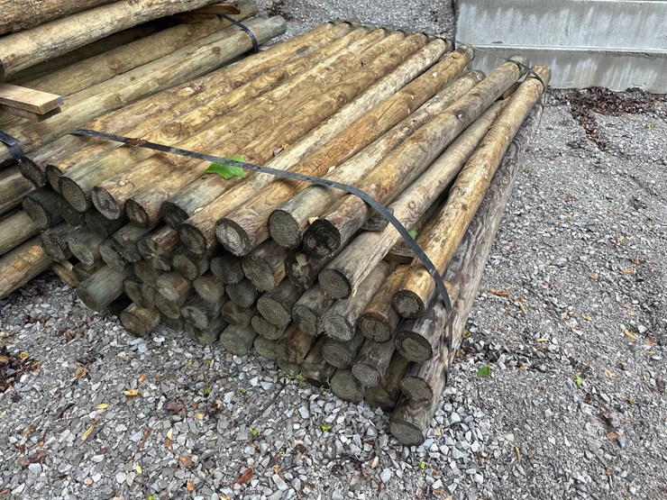 #1414-•-bundle-of-green-river-pressure-treated-post-image-2