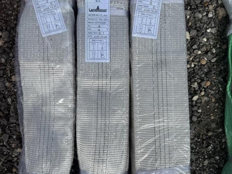 #161-•-(3)-webbing-slings-4-ton-x-2m,-4m-&-6m---grey-image-1
