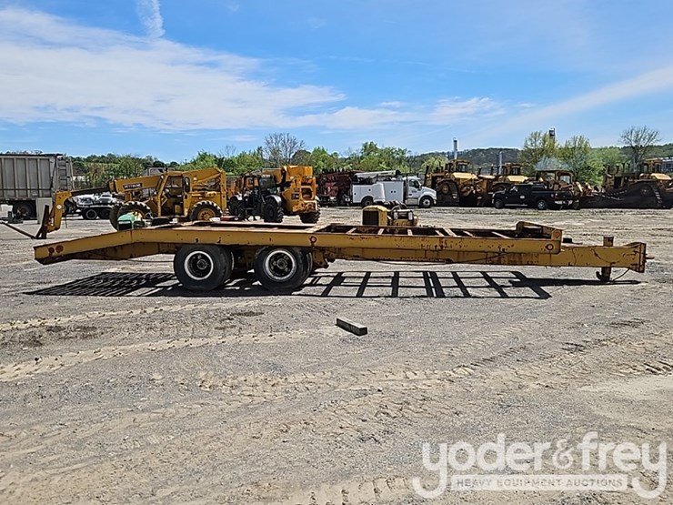 tag-equipment-trailer,-tandem-axle,-pintail-hitch-,-yellow-image-2