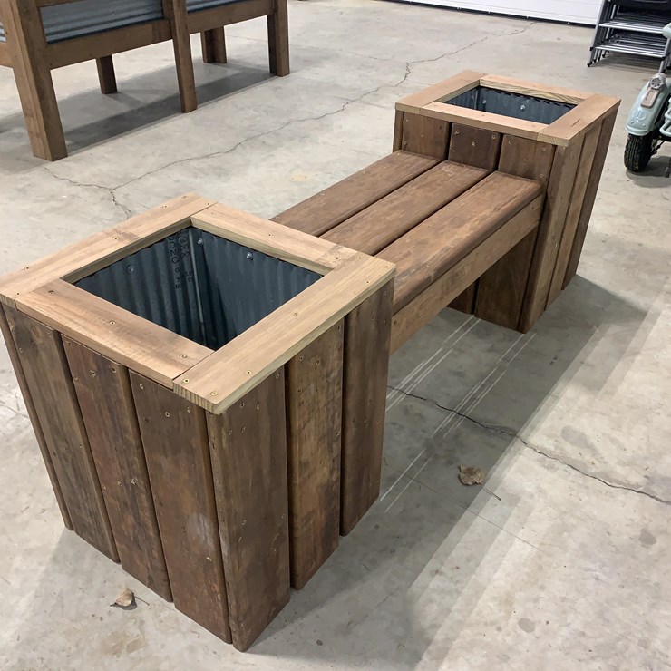 Planter Box Bench
