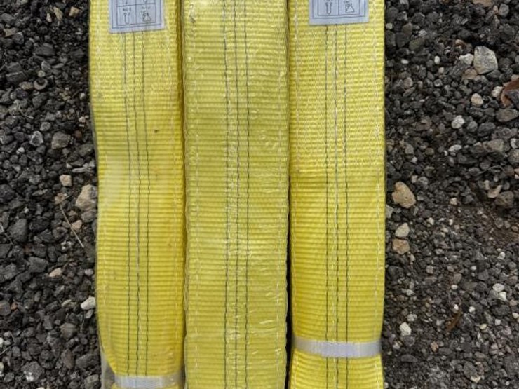 #156-•-(3)-webbing-slings-3-ton-x-2m,-4m-&-6m---yellow-image-1