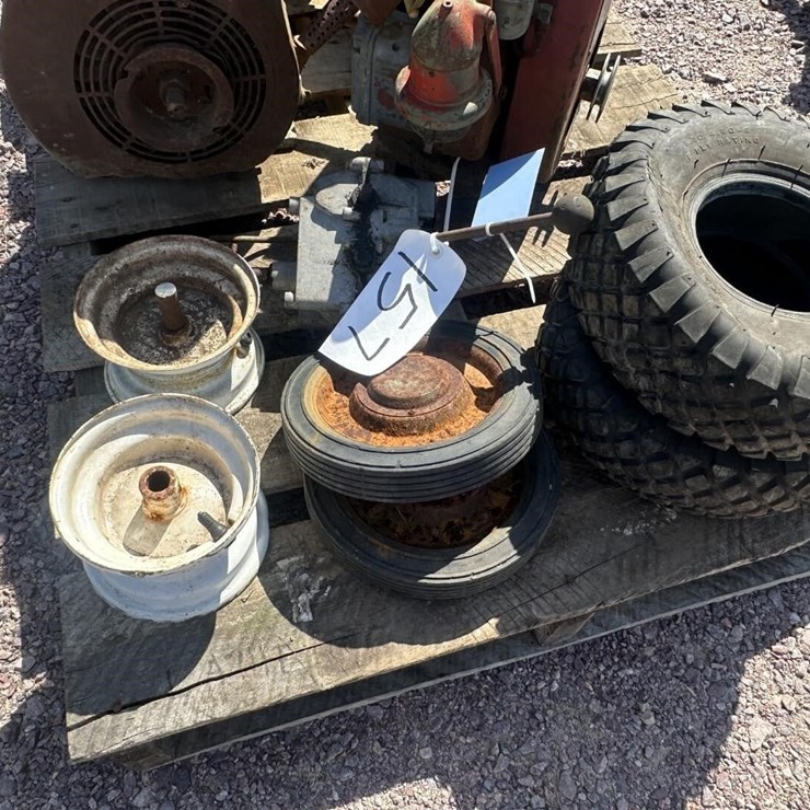 Vintage Wheels & John Deere Transmission