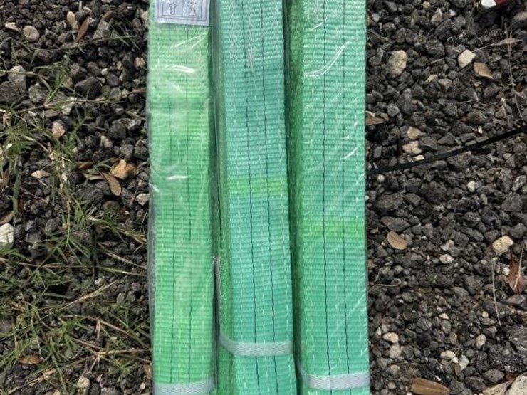 #154-•-(3)-webbing-slings-2-ton-x-2m,-4m-&-6m---green-image-1