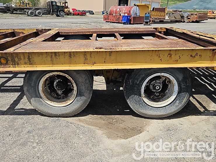 tag-equipment-trailer,-tandem-axle,-pintail-hitch-,-yellow-image-6