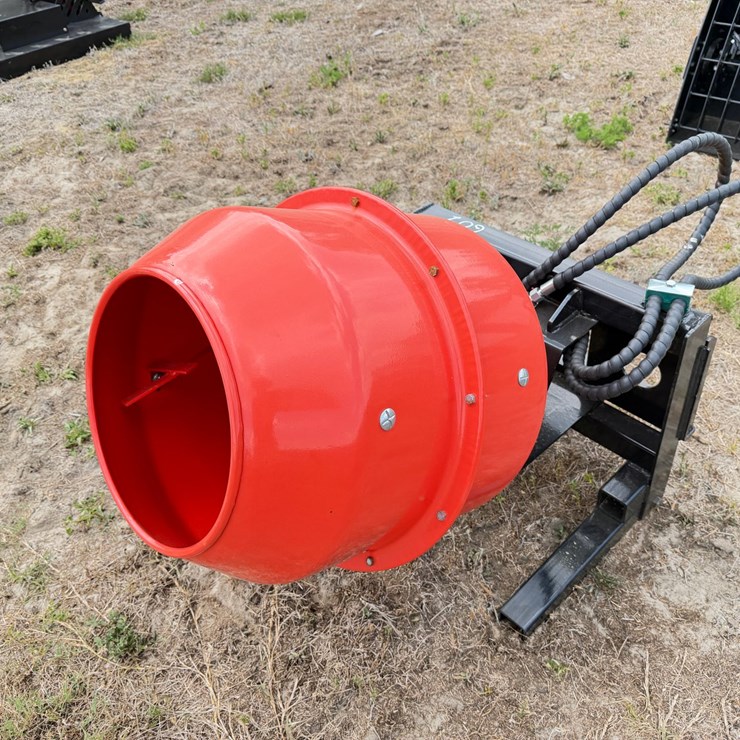 #603 • #602 • Hydraulic Mixing Drum for Mini Skid Steer