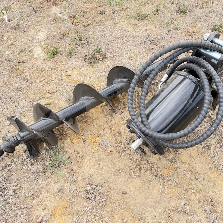 #613 • #612 • 8" Hydraulic Drill Auger