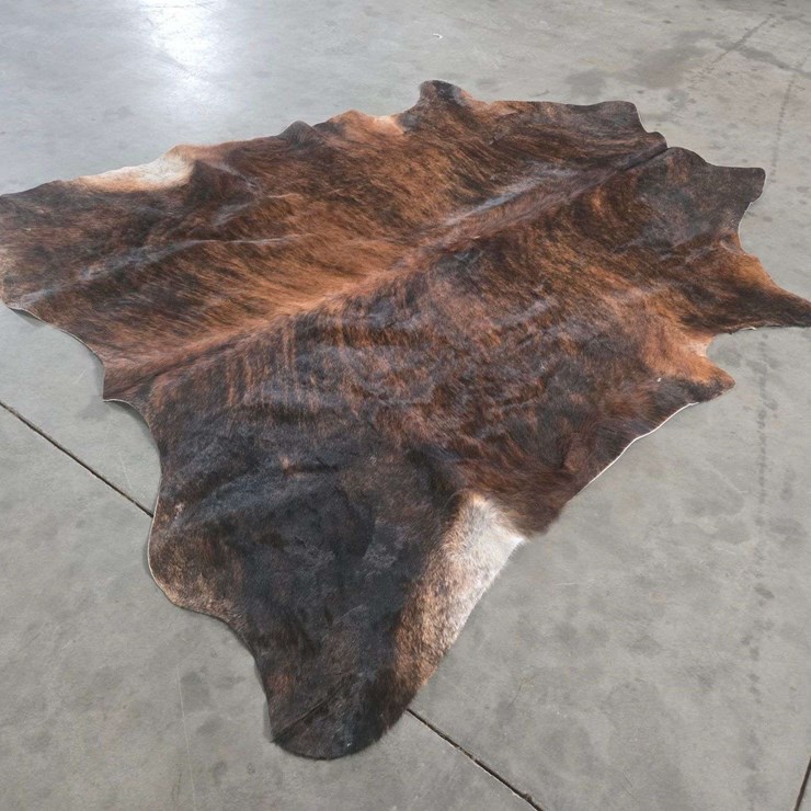 Dark Brindle Cow Hide