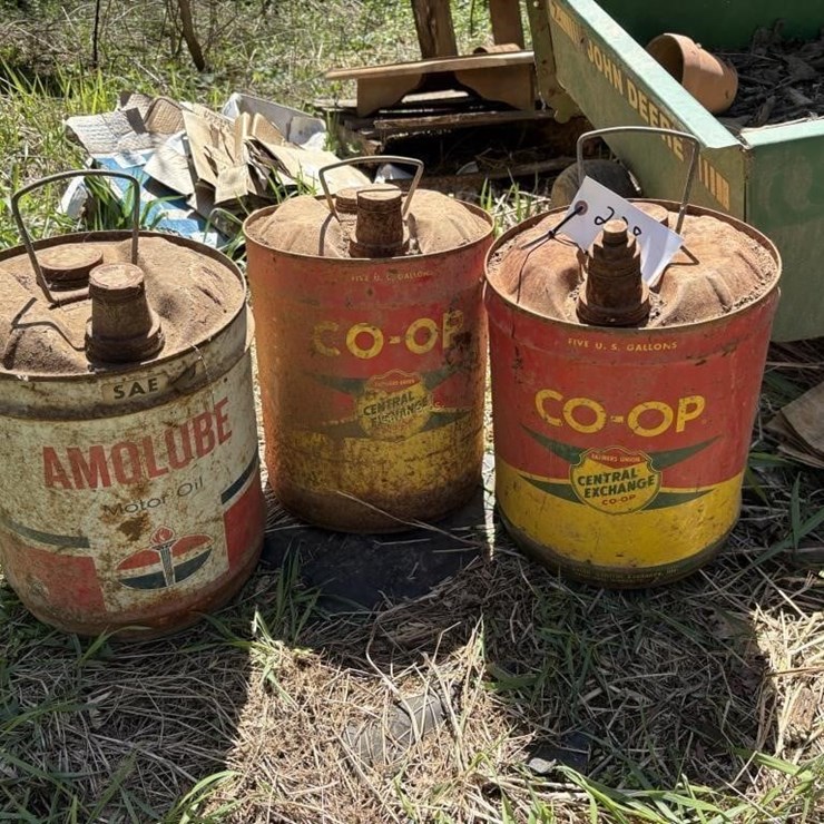 Old Oil Cans