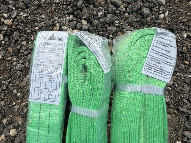 #160-•-(3)-webbing-slings-2-ton-x-2m,-4m-&-6m---green-image-2