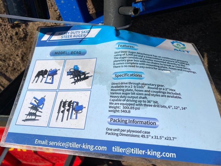 #4094-•-agt-hydraulic-auger-attachment-with-(3)-bits-image-11
