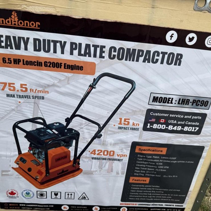 #53 • Heavy Duty Plate Compactor - LHR-PC90
