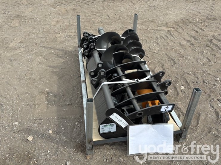 unused-miva-8pc.-excavator-attachments---rake,-ripper,-graber,-12"-auger,-16"-auger,-8"-narrow-bucket,-24"-bucket,-32"-bucket-image-6