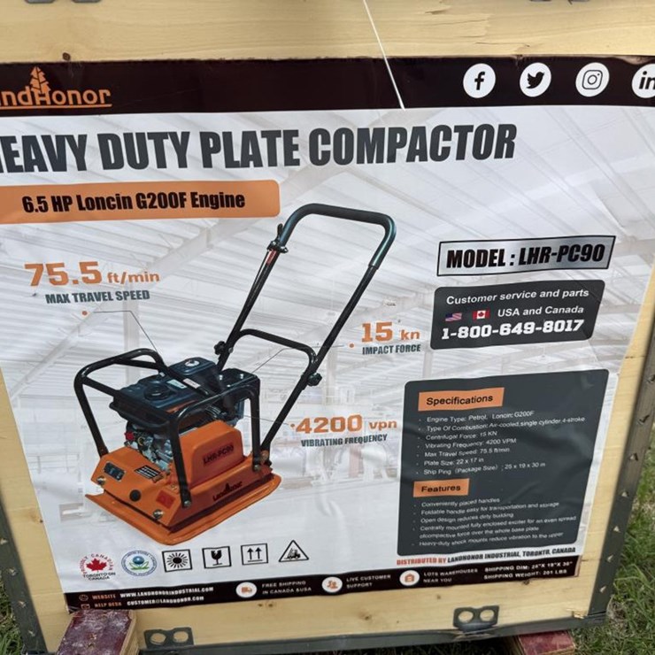 #52 • Heavy Duty Plate Compactor - LHR-PC90