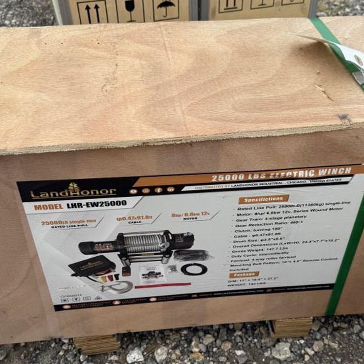 #61 • 25,000 lb Electric Winch - LHR-EW25000
