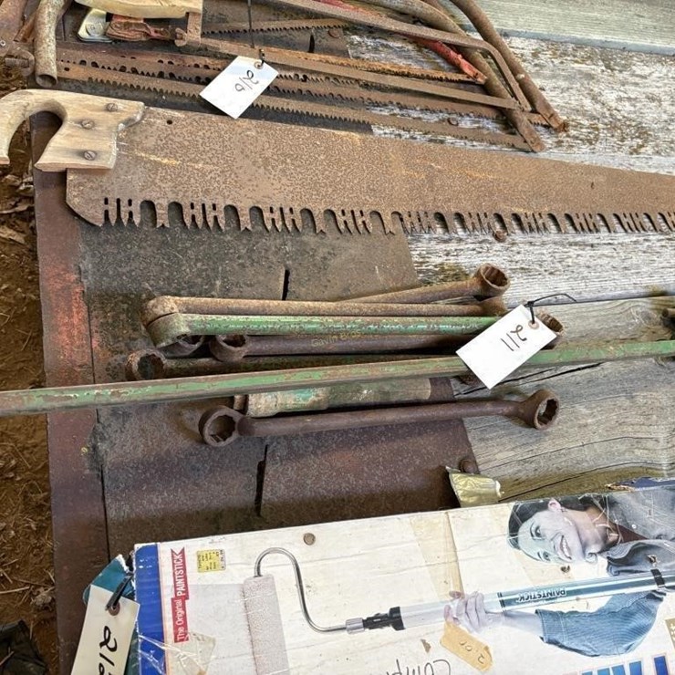 Assorted Wrenches, pto shafts