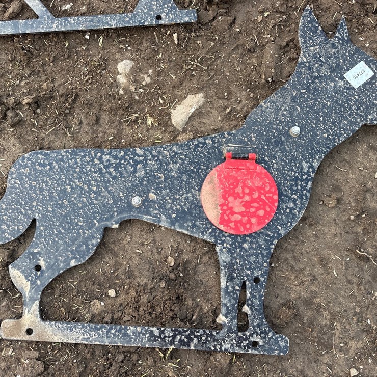 #1639 • Dog shape shooting target