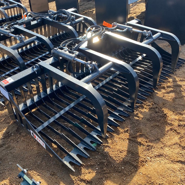 #4116 • New JCT 84" Skeleton Rock Grapple Bucket