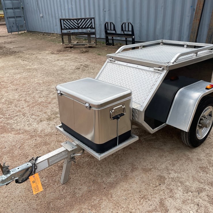 #1589 • 2006 Aluma LTD Motorcycle Storage Trailer