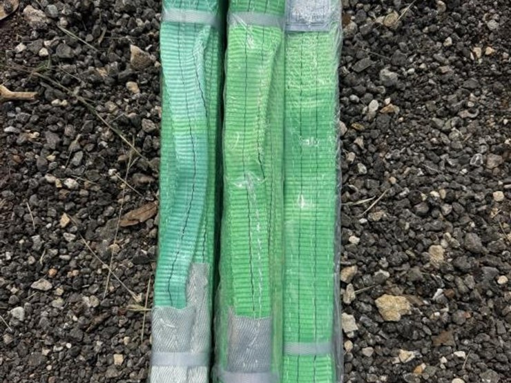 #153-•-(3)-webbing-slings-2-ton-x-2m,-4m-&-6m---green-image-1