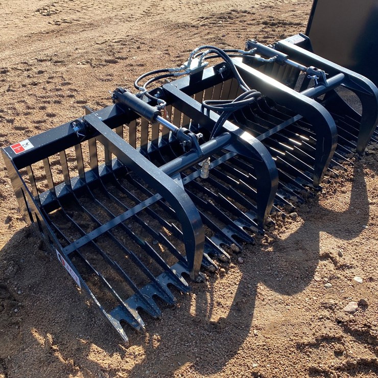 #4114 • New JCT 84" Skeleton Rock Grapple Bucket