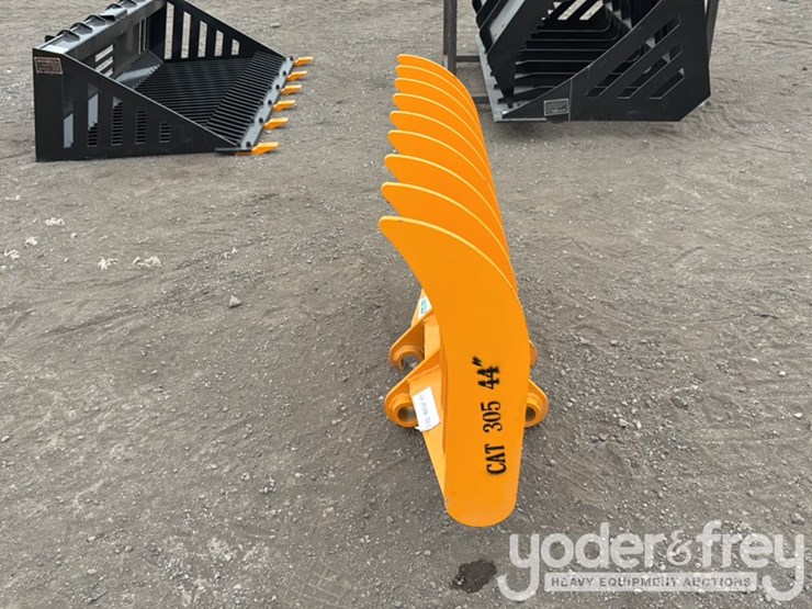 unused-giyi-dense-teeth-rake-to-suit-cat-3-5t-excavator-image-2