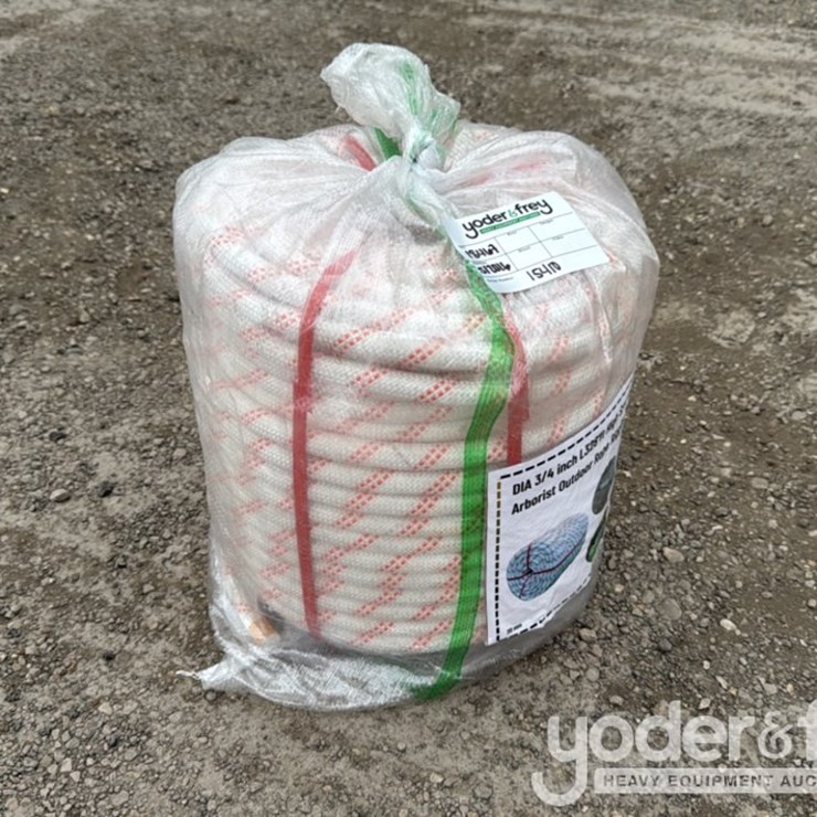 Unused DIA 3/4’’ x L328' High Strength PolyesterArborist Outdoor Rope Rigging Hoisting Line