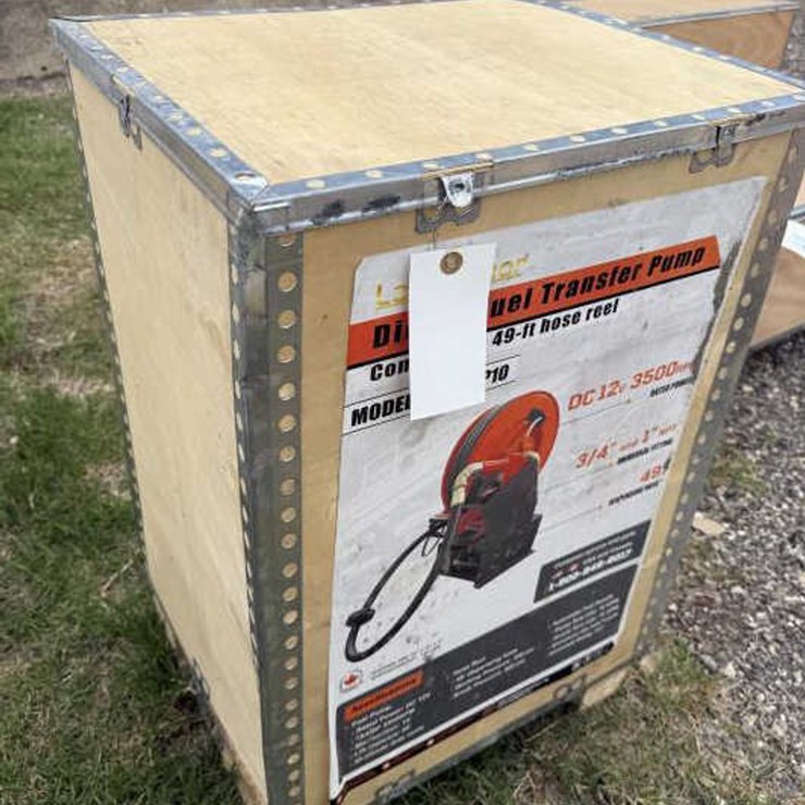 #51 • Diesel Fuel Transfer Pump w/ 49' Hose Reel