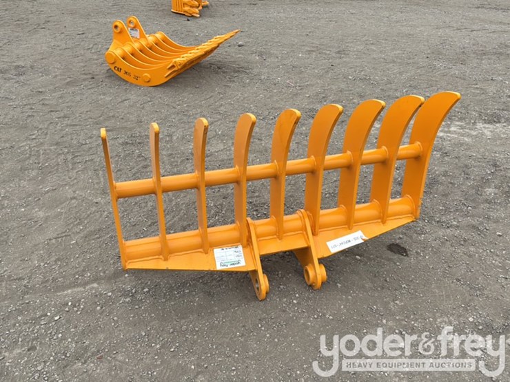 unused-giyi-dense-teeth-rake-to-suit-cat-3-5t-excavator-image-8