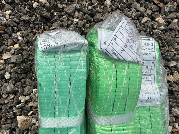 #153-•-(3)-webbing-slings-2-ton-x-2m,-4m-&-6m---green-image-2