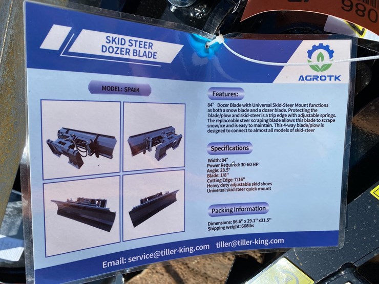 #4086-•-mower-king-84"-hydraulic-dozer-attachment-image-10