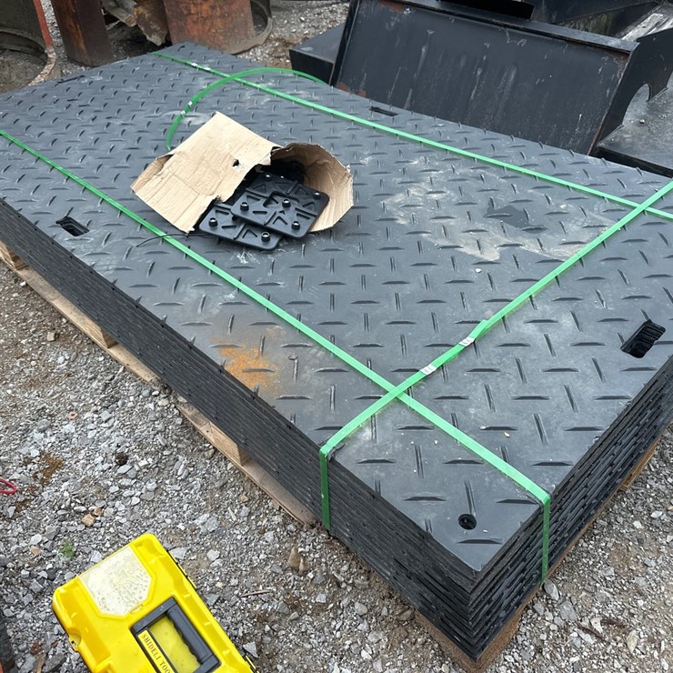 #1629 • (12) Polyethylene Board Roadbed Protection mats