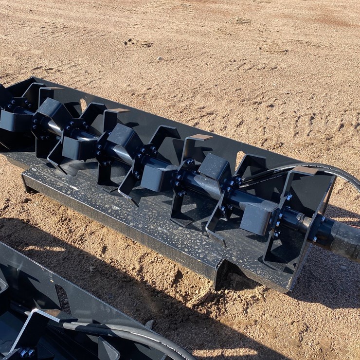#4107 • 72" JCT Hydraulic Tiller Attachment