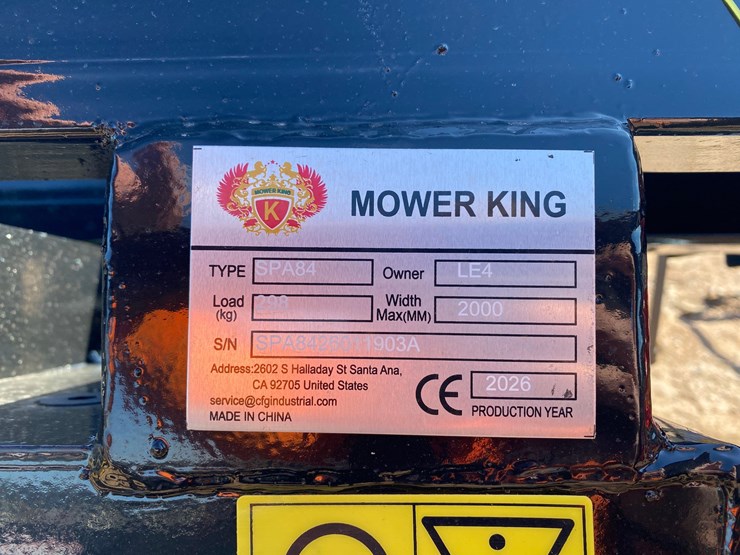 #4085-•-mower-king-84"-hydraulic-dozer-attachment-image-12