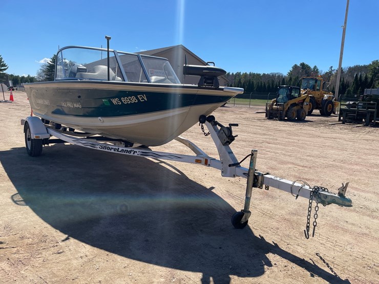 #1570-•-1998-smoker-craft-162-pro-mag-boat-with-trailer-(has-wi-title)-image-3