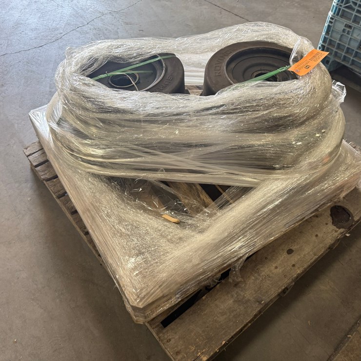#2059 • Forklift Tires With Rims