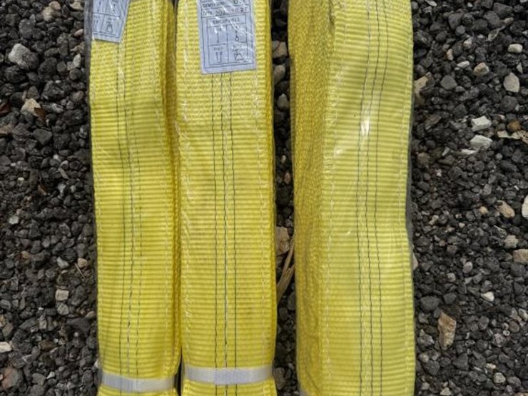 #158-•-(3)-webbing-slings-2-ton-x-2m,-4m-&-6m---yellow-image-1