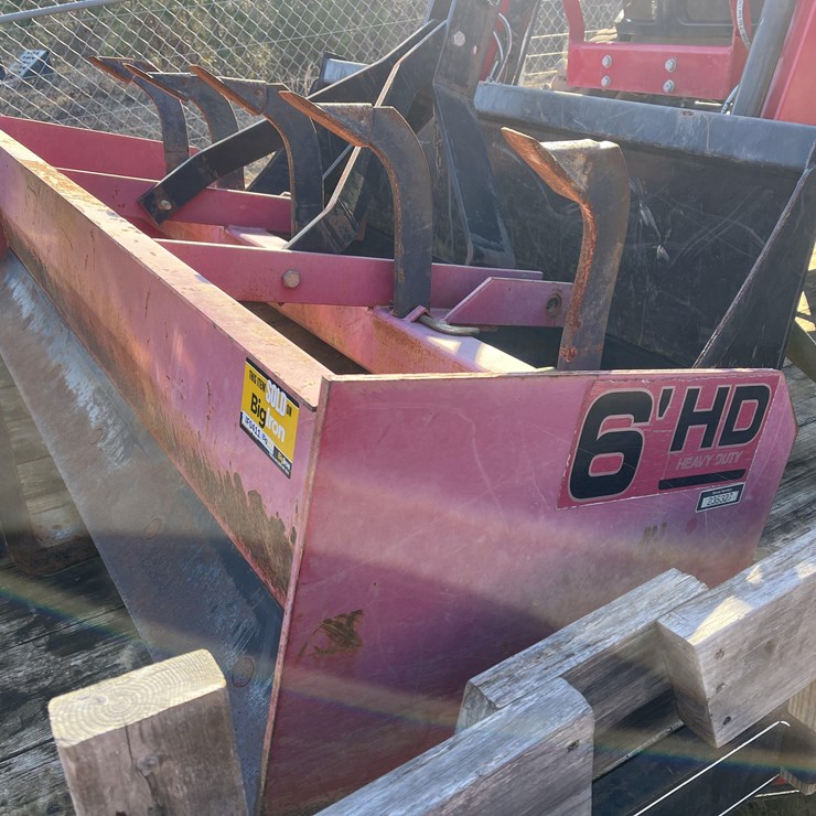 2018 Mahindra 6’ 3-Pt Box Scraper