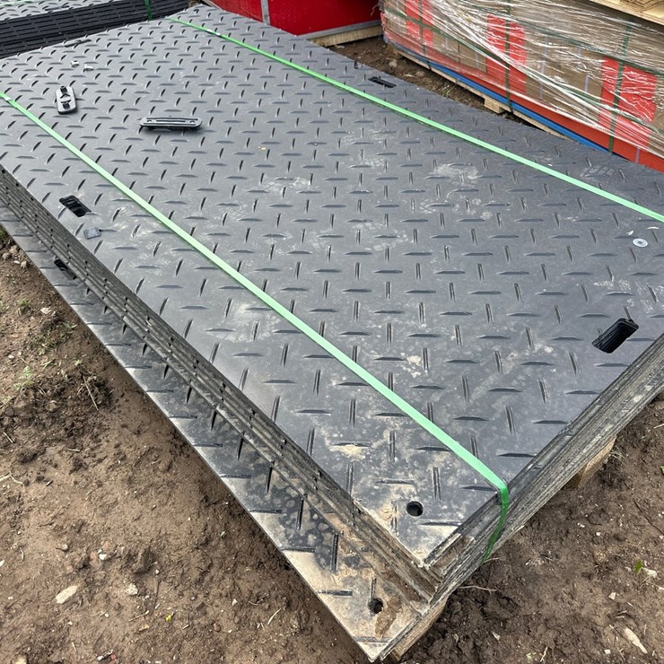 #1636 • (12) Polyethylene Board Roadbed Protection mats