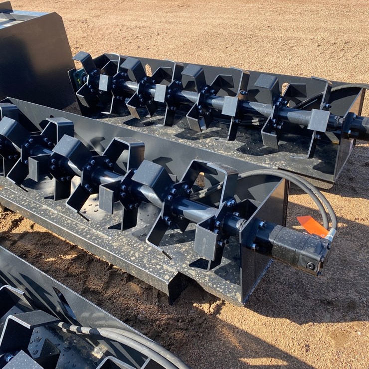 #4109 • 72" JCT Hydraulic Tiller Attachment
