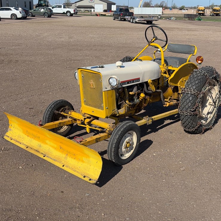 1968 International Cub Lo-Boy Tractor with Woods Belly Mower