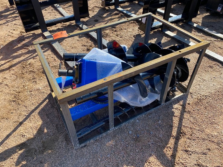 #4094-•-agt-hydraulic-auger-attachment-with-(3)-bits-image-4