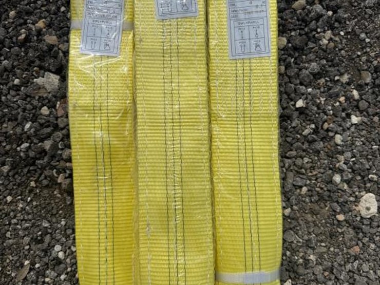#157-•-(3)-webbing-slings-2-ton-x-2m,-4m-&-6m---yellow-image-1