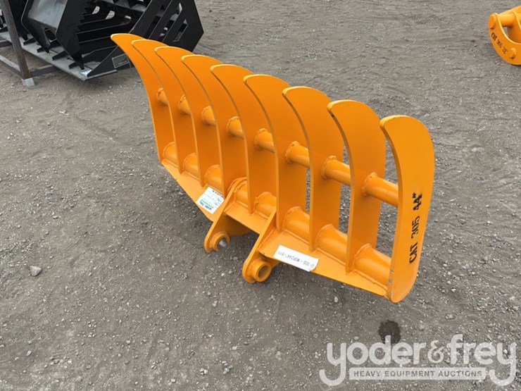 unused-giyi-dense-teeth-rake-to-suit-cat-3-5t-excavator-image-1