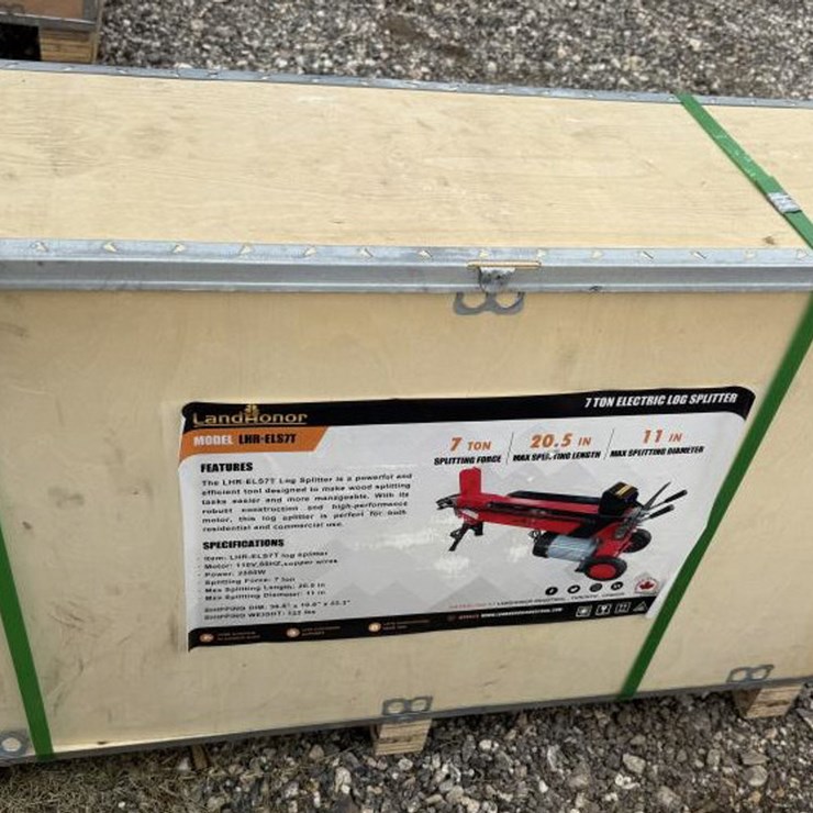 #58 • 7 Ton Electric Log Splitter - LHR-ELS7T