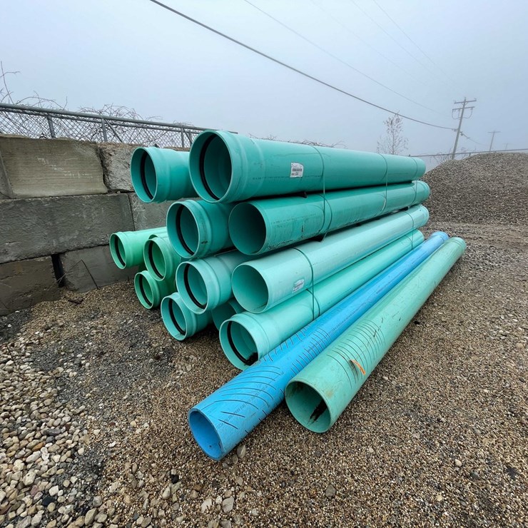 #5079 • (20) PVC Sewer Pipes