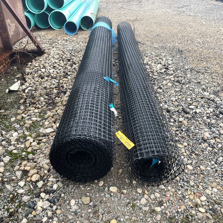 #5078 • (2) Rolls of Geogrid Mesh